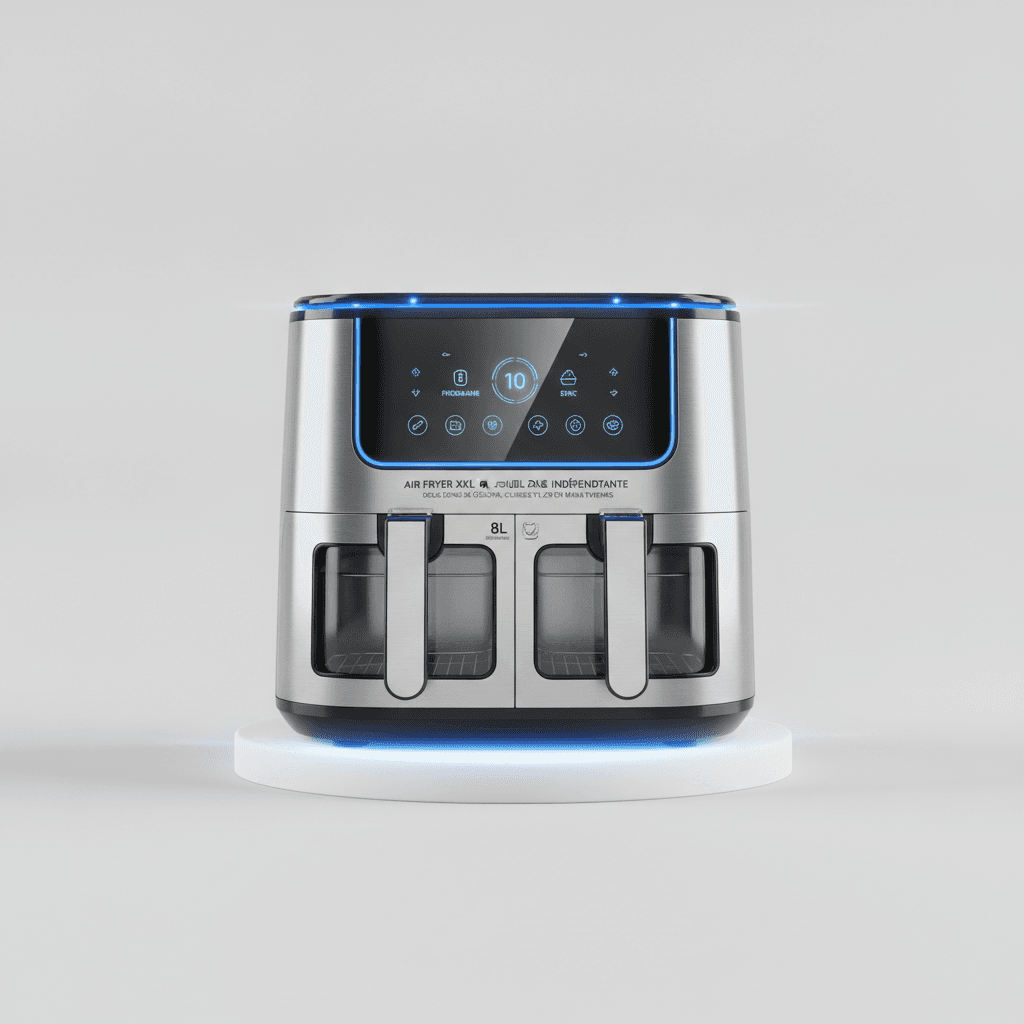 Air Fryer XXL 8L — Double Zone Indépendante