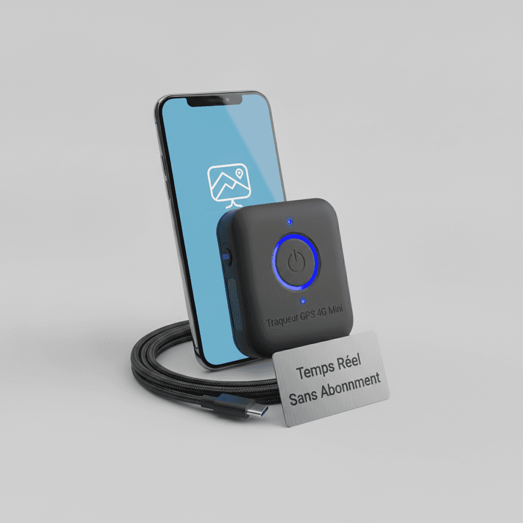 Traqueur GPS 4G Mini — Temps Réel Sans Abonnement - Image 1